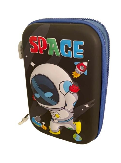 3D EVA Large Pencil Box Case (Astronaut – Black Blue)