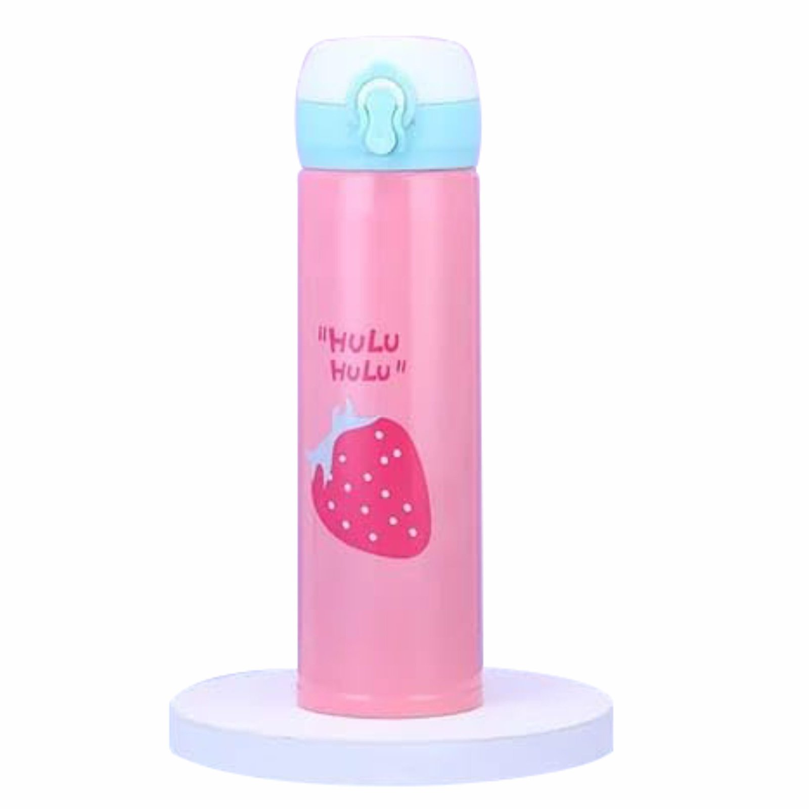 Stainless Steel Sipper Water Bottle, Leak Proof, 420 ml (Pink)