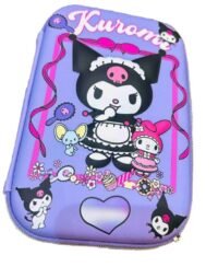 3D EVA Large Pencil Box Case (Kuromi, Purple)