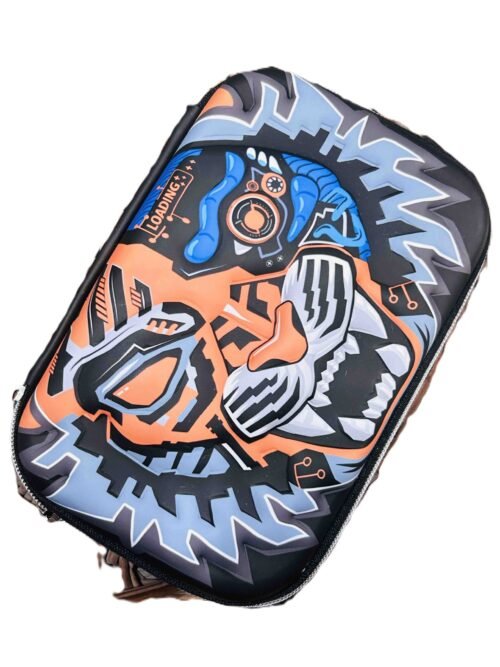 3D EVA Pencil Box Case (Tiger – Orange)