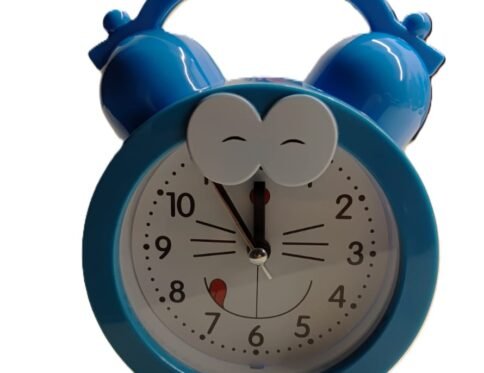 Doremon Kids Table Alarm Clock 5-16 Year Old Kids (Blue)