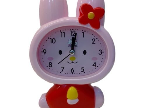 Hello Kitty Kids Table Alarm Clock for 5-16 Year Old Kids, Flower (Pink)