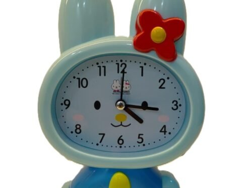 Hello Kitty Kids Table Alarm Clock for 5-16 Year Old Kids, Flower (Blue)